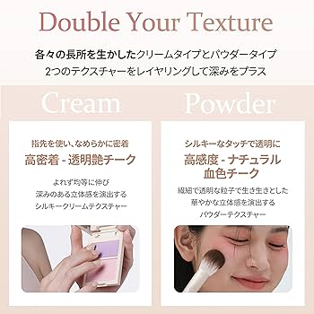 Amazon | hince True Dimension Layering Cheek ヒンス トゥルー